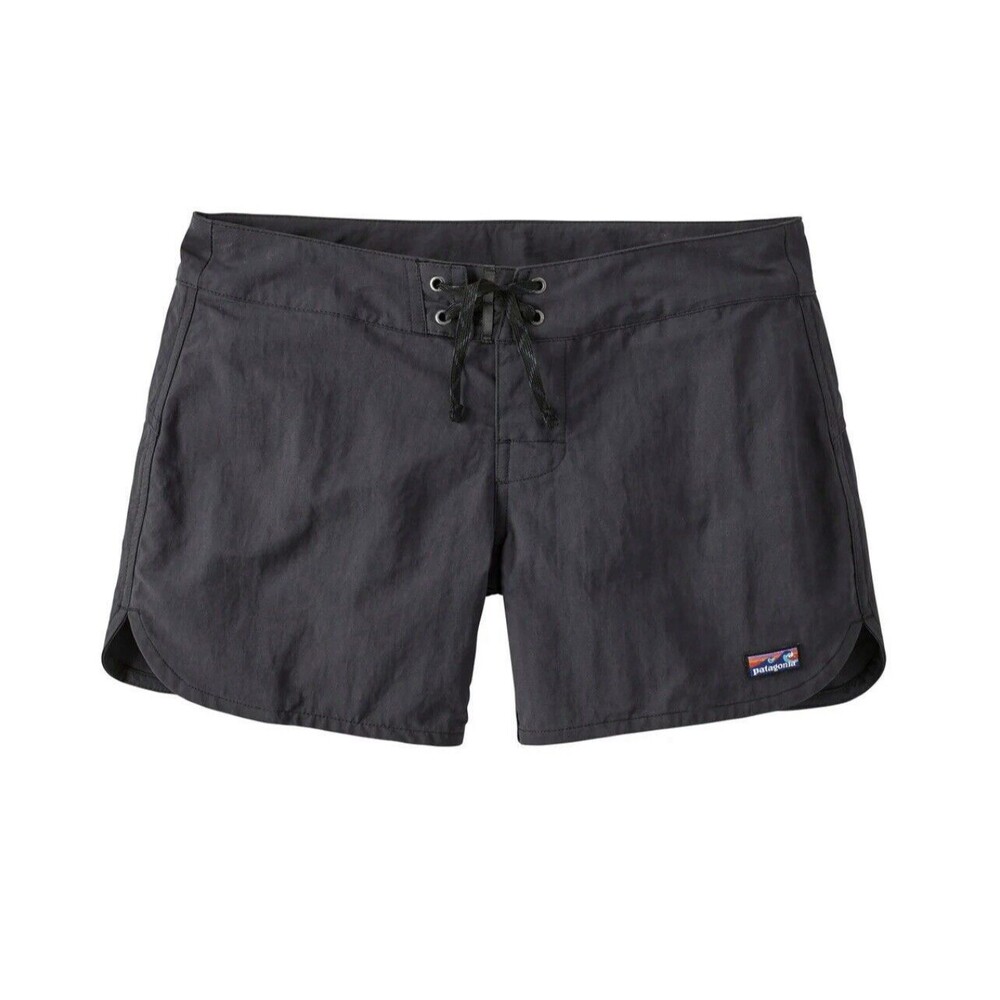 Patagonia Women's Wavefarer® Boardshorts 5" Ink Black Grey Size S Drawstring NWT